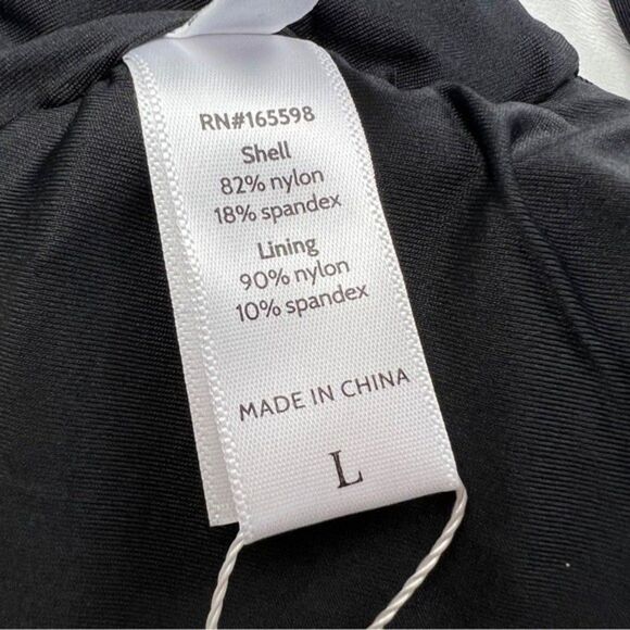 NWT Andie Swim The Santorini One Piece Black Swimsuit Size L - Picture 10 of 13